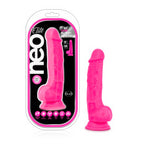 Blush Novelties Neo Elite Silicone Dual Density Cock With Balls 7.5 Inch