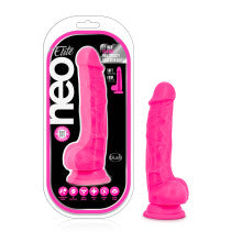 Blush Novelties Neo Elite Silicone Dual Density Cock With Balls 7.5 Inch