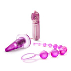 Blush Novelties Quickie Kit Vibrating Anal Plug Pink