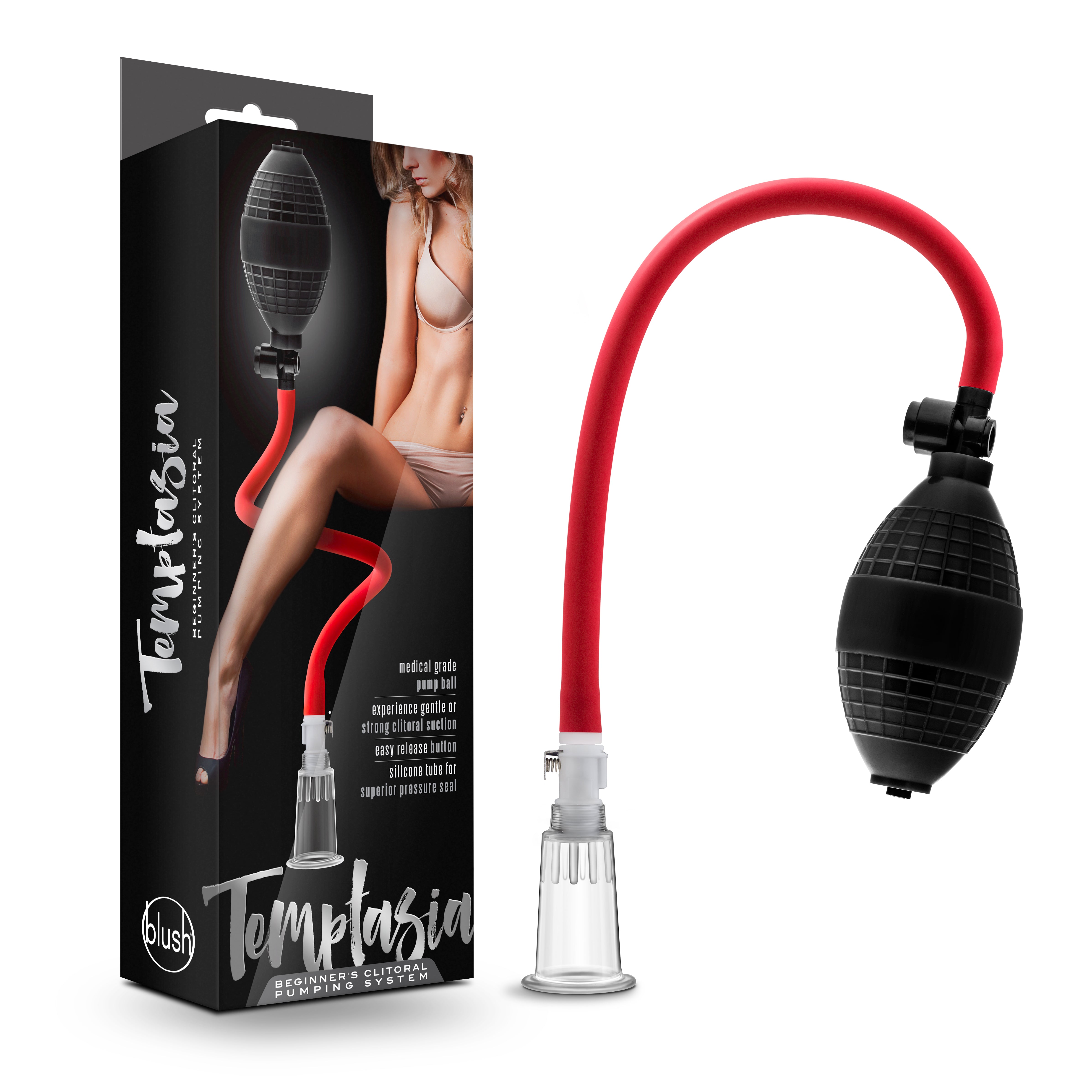 Blush Novelties Temptasia Beginner Friendly Clit Pumping System Main image