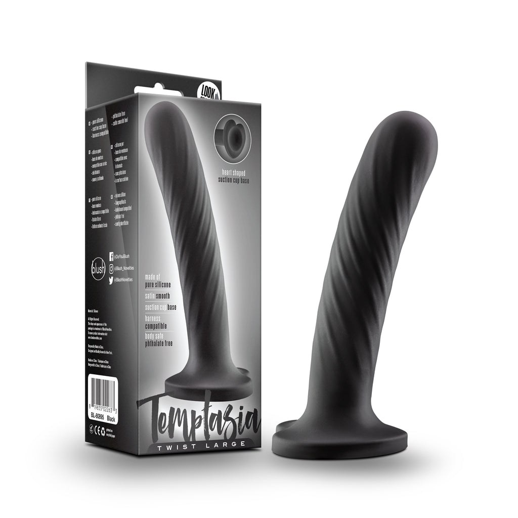Blush Novelties Temptasia Twist Large Suction Cup Dildo Blush Novelties