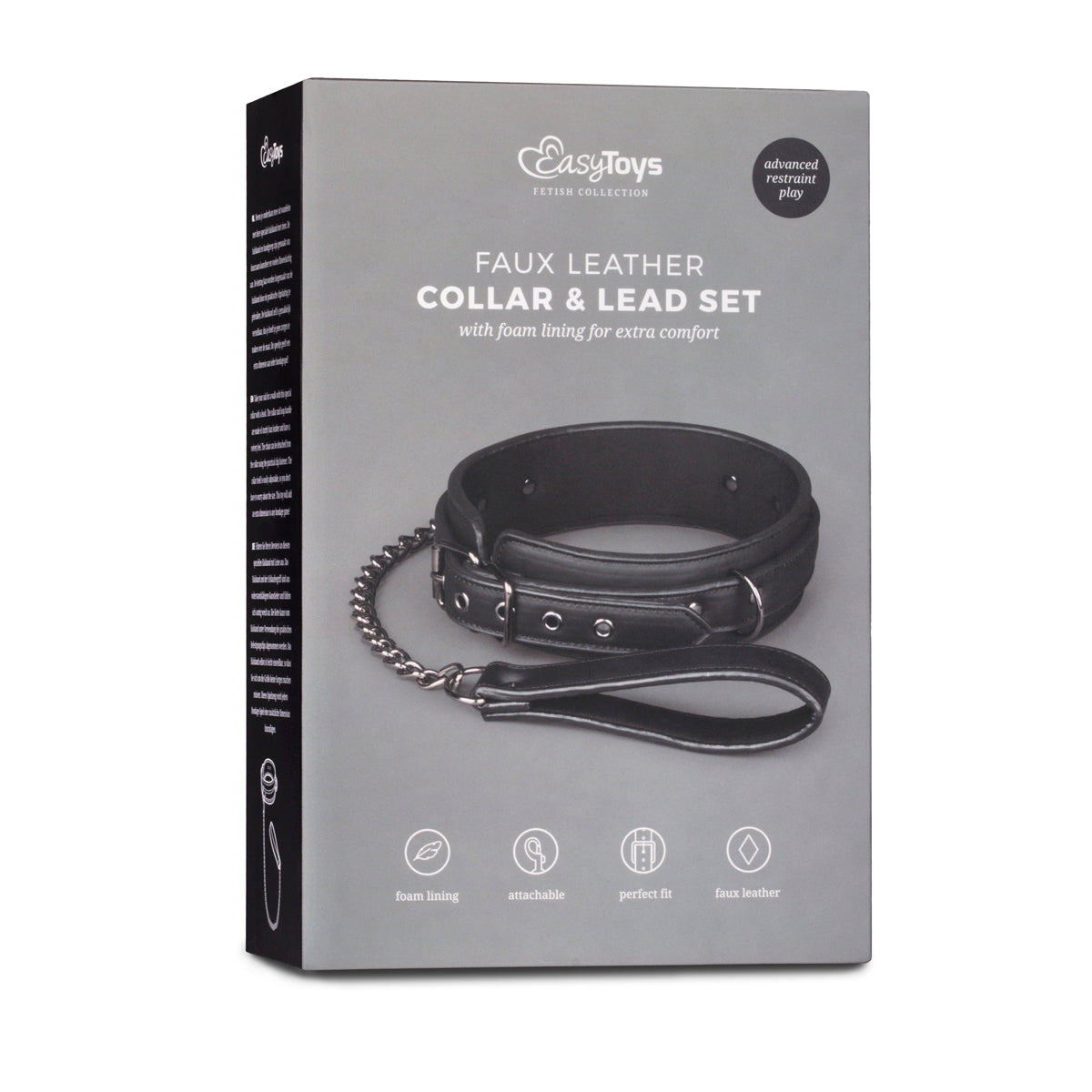 Easytoys Fetish Collar With Leash