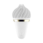 Satisfyer Sweet Treat Lay On Clitoral Vibrator White / Gold