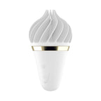 Satisfyer Sweet Treat Lay On Clitoral Vibrator White / Gold