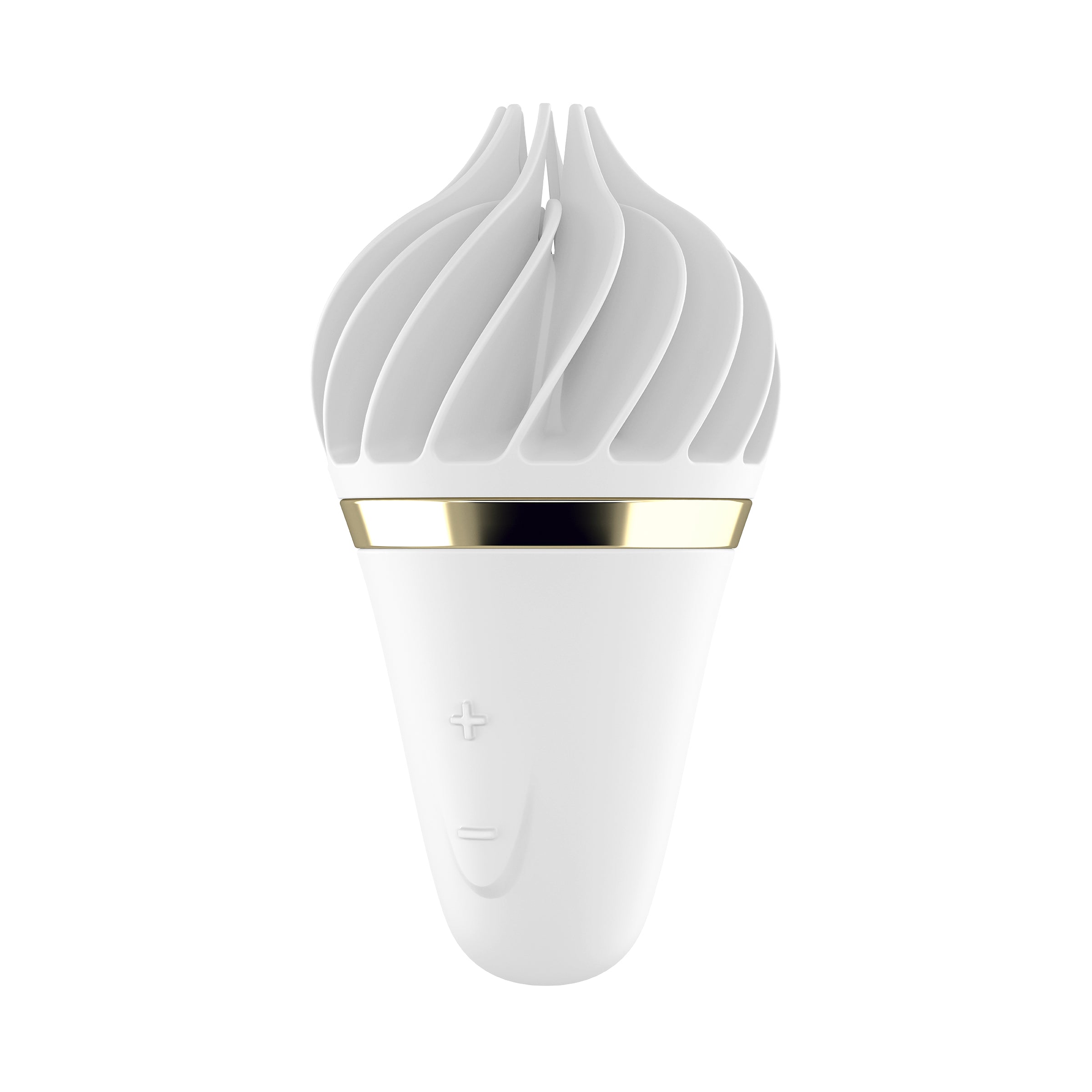 Satisfyer Sweet Treat Lay On Clitoral Vibrator White / Gold