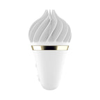 Satisfyer Sweet Treat Lay On Clitoral Vibrator White / Gold