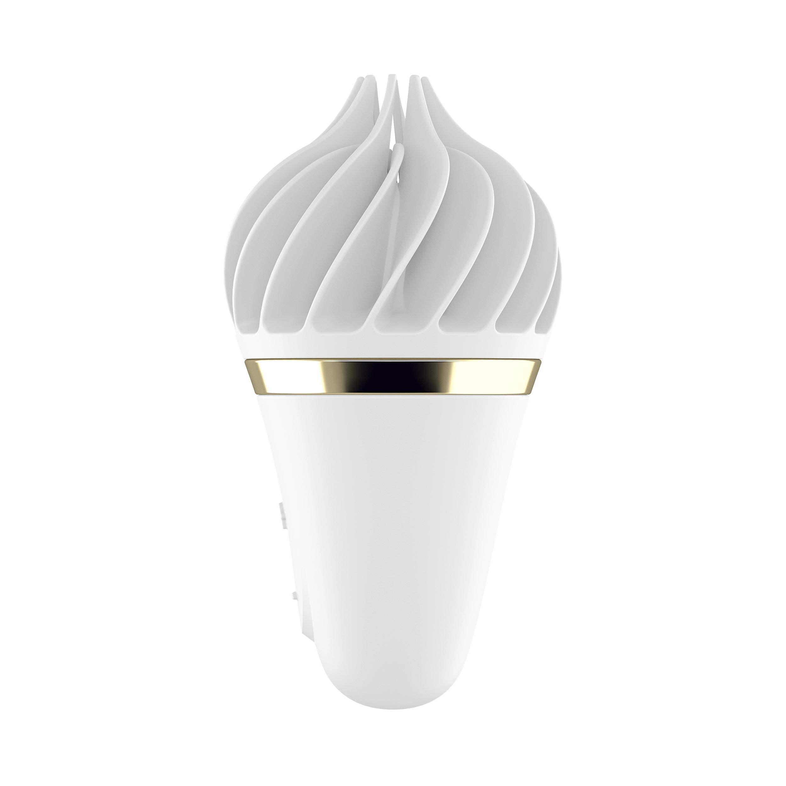 Satisfyer Sweet Treat Lay On Clitoral Vibrator White / Gold