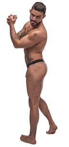 Male Power Grip and Rip Off Mens Thong Black Male Power