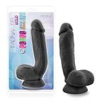 Blush Novelties Au Naturel Bold Pound Dildo 8.5 Inch Black Blush Novelties