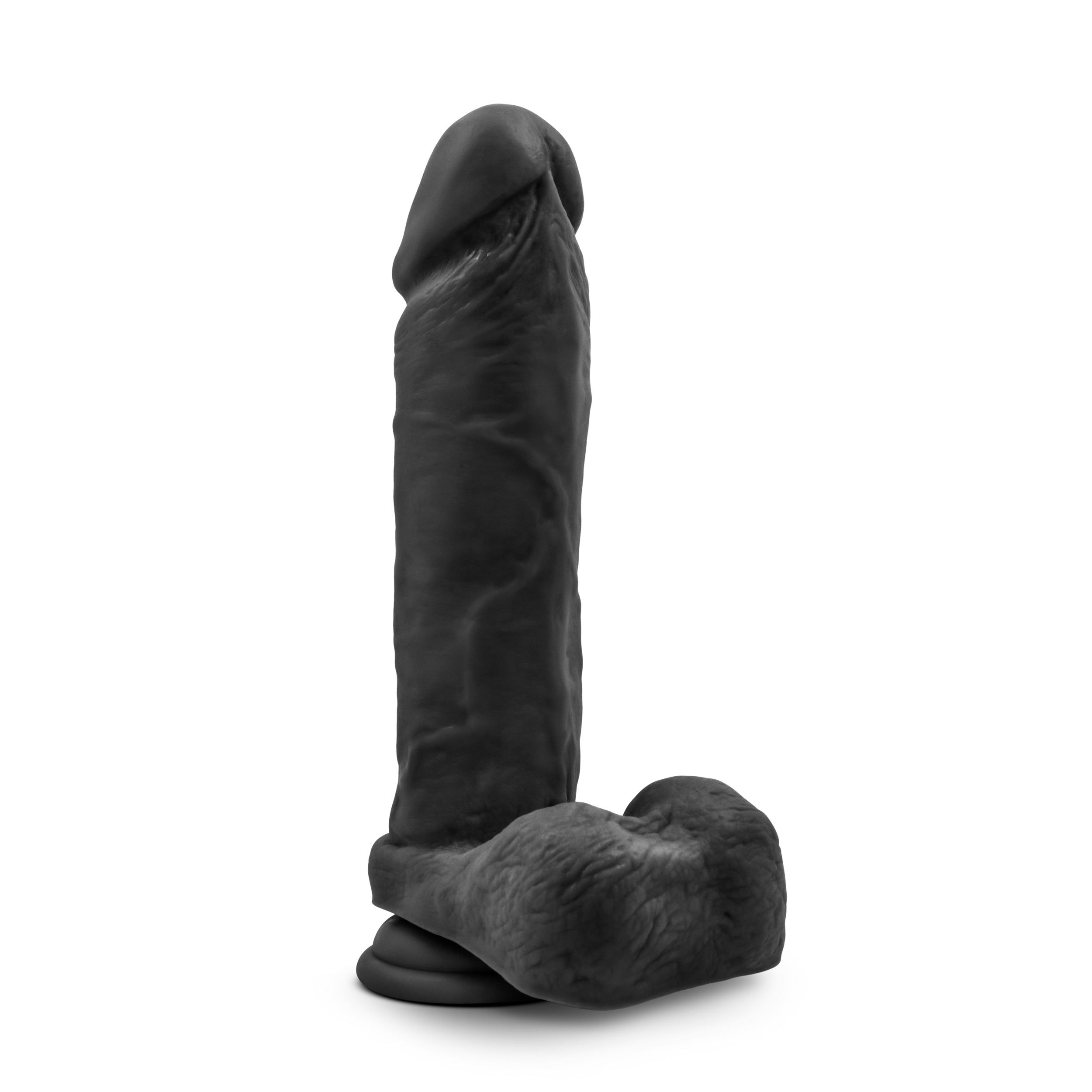 Blush Novelties Au Naturel Bold Massive Dildo 9 Inch Black Blush Novelties Main image