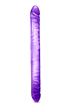 Blush Novelties B Yours Double Realistic Dildo Purple 18 Inch Blush Novelties