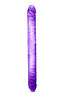 Blush Novelties B Yours Double Realistic Dildo Purple 18 Inch Blush Novelties