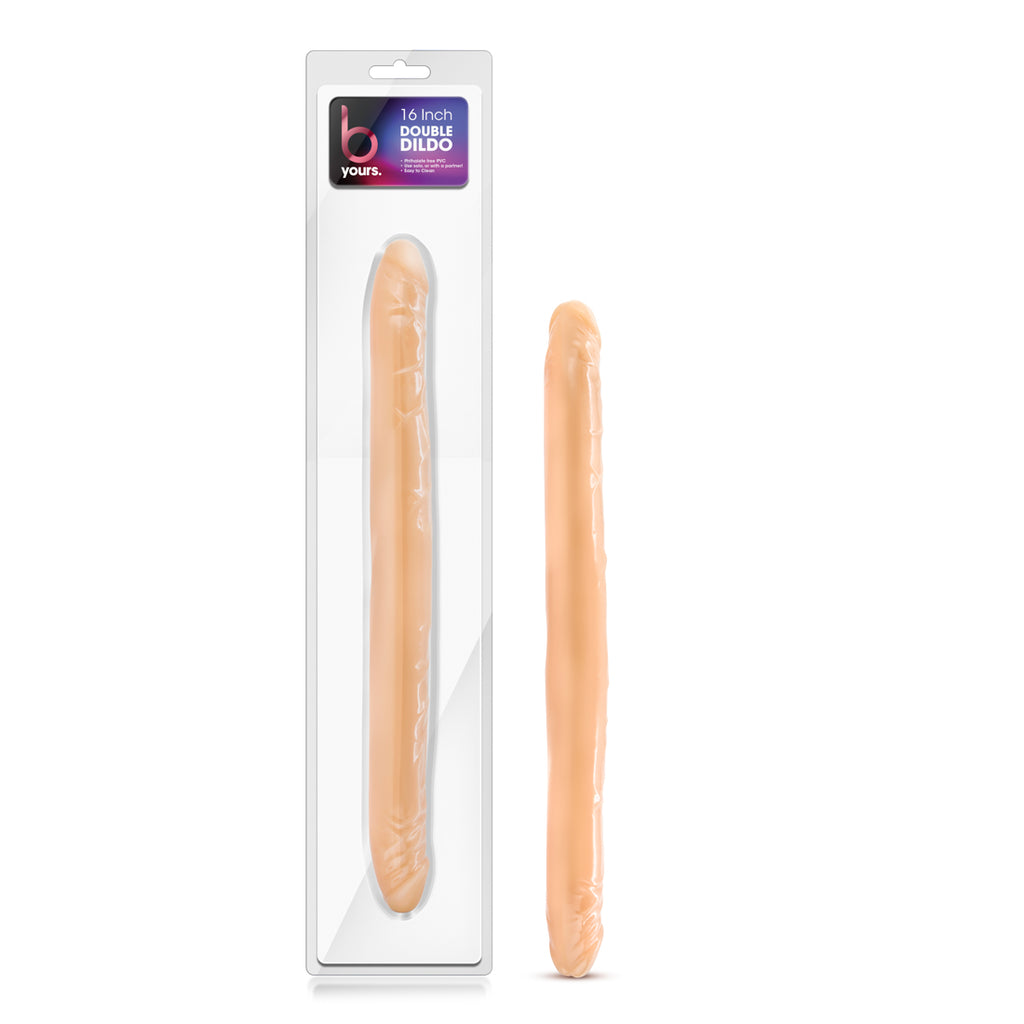 Blush Novelties B Yours Double Dildo 16 Inch Blush Novelties