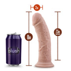 Blush Novelties Dr Skin Cock With Suction Cup 8 Inch Vanilla Blush Novelties