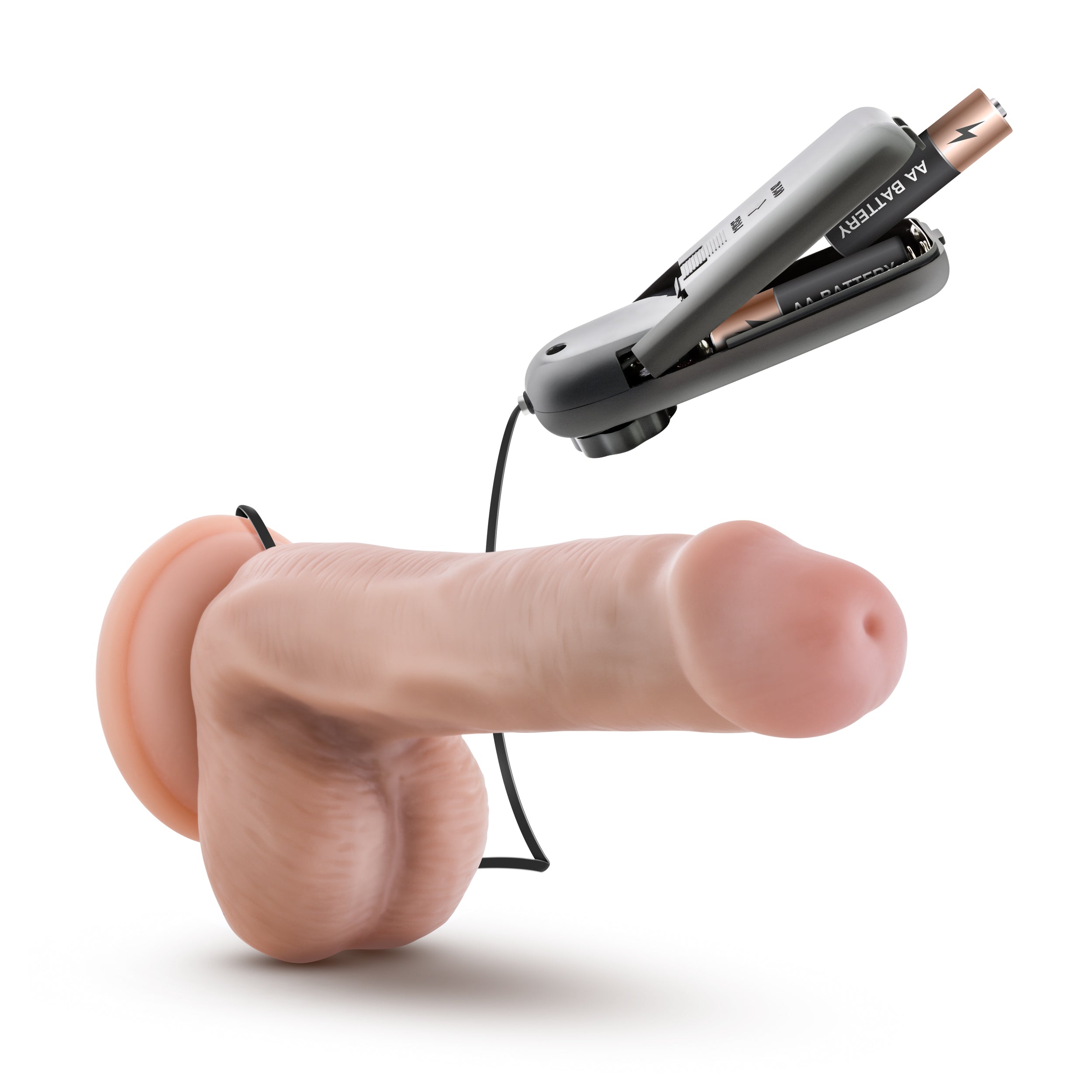 Blush Novelties Dr Skin Dr Rob Vibrating Cock With Suction Cup 6 Inch Vanilla Blush Novelties