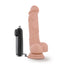 Blush Novelties Dr Skin Dr Tim Vibrating Cock With Suction Cup 7.5 Inch Vanilla Blush Novelties