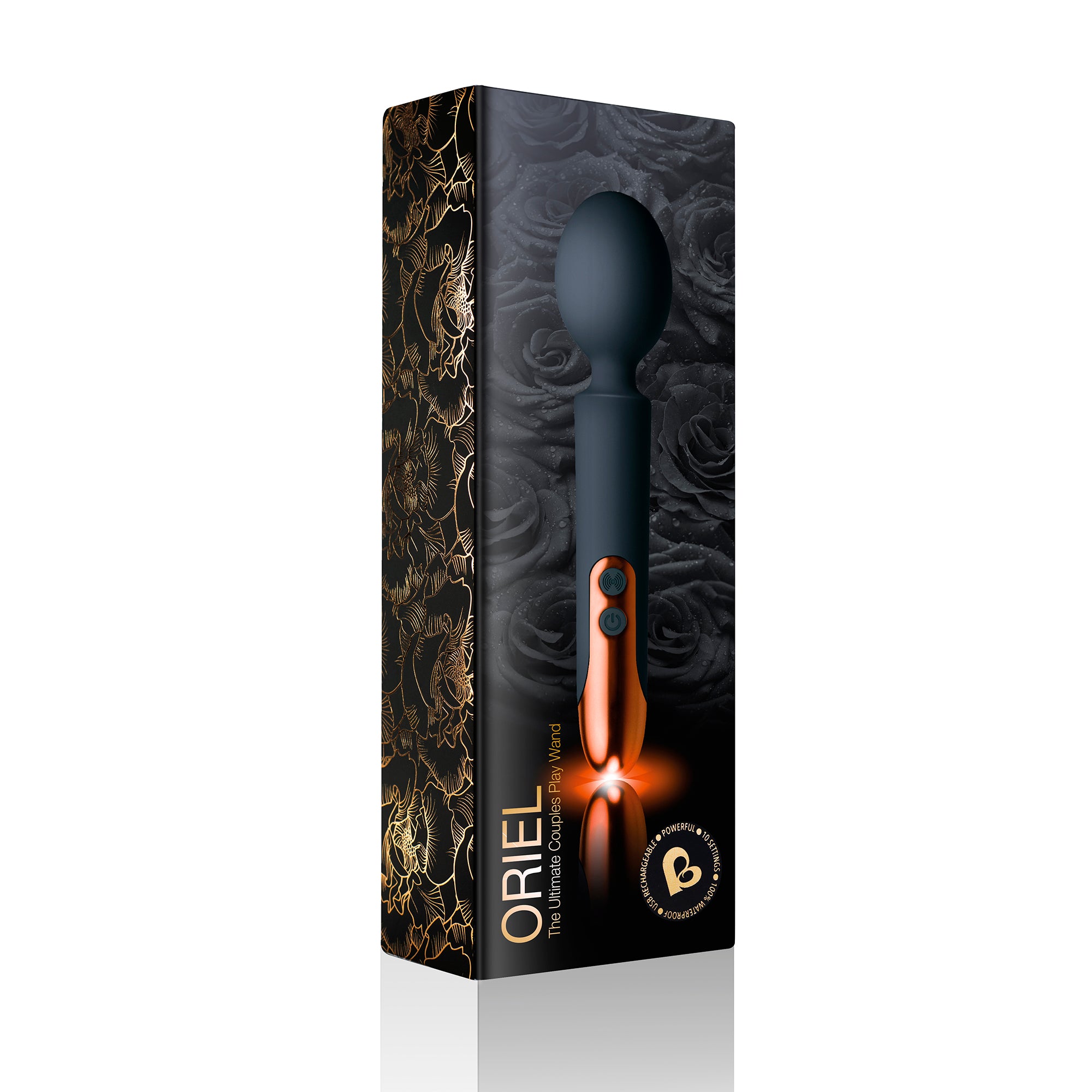 Rocks Off Oriel Oriel Rechargeable Massage Wand Black