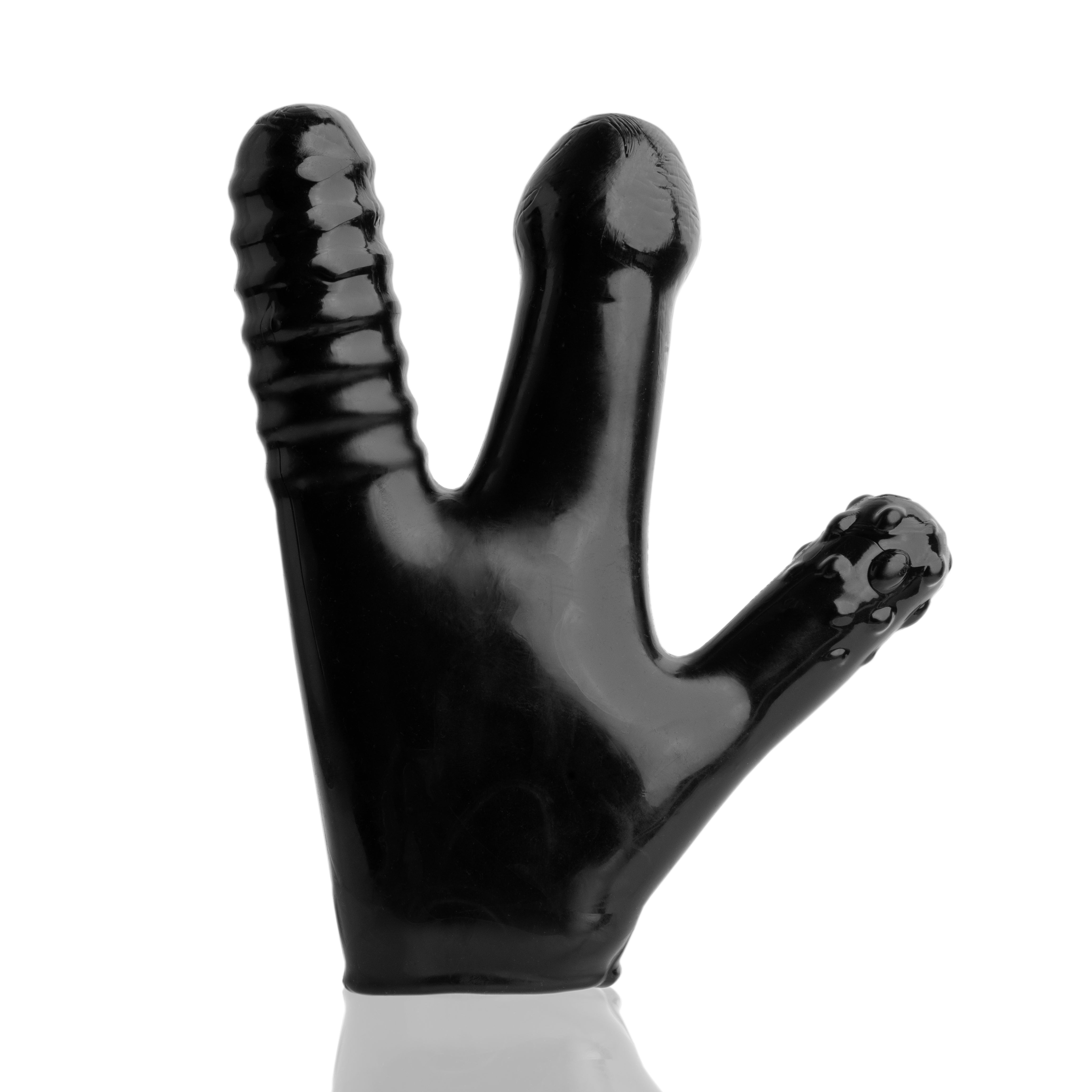 Oxballs Claw Glove Squishy Soft Dildo Black Secondary image