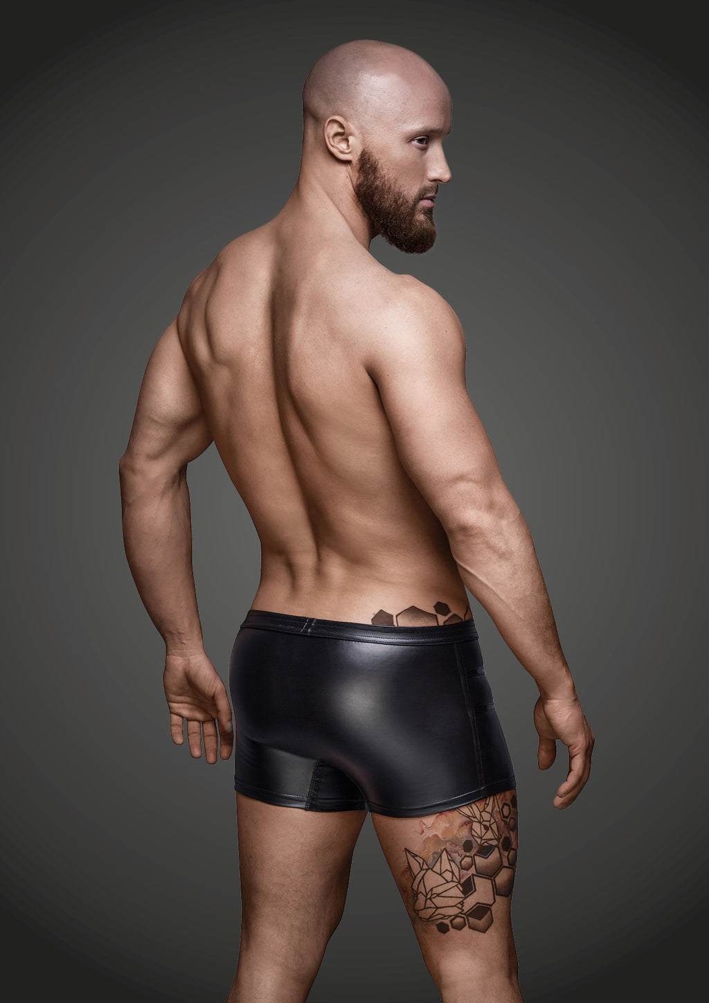 Noir Handmade Mens Sexy Shorts With Hot Details Noir Handmade