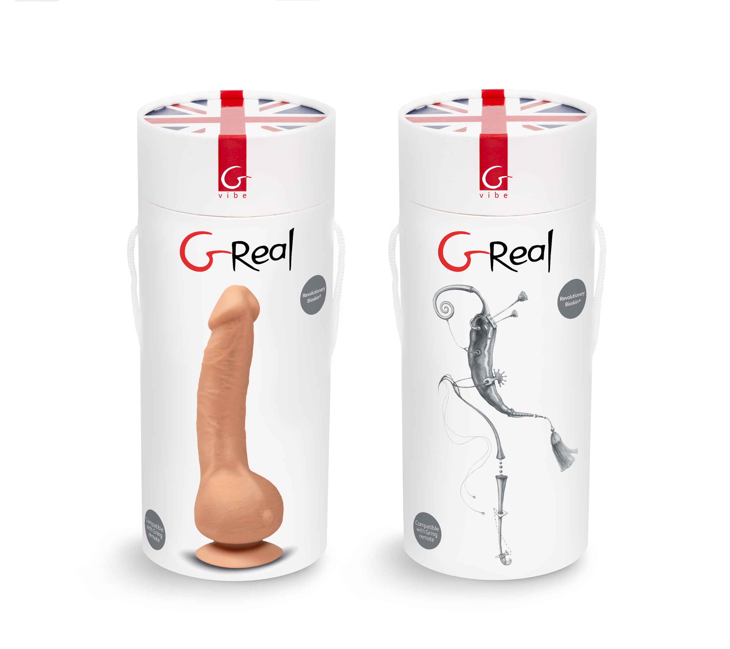 Gvibe Greal Realistic Dildo With Suction Cup Flesh Gvibe