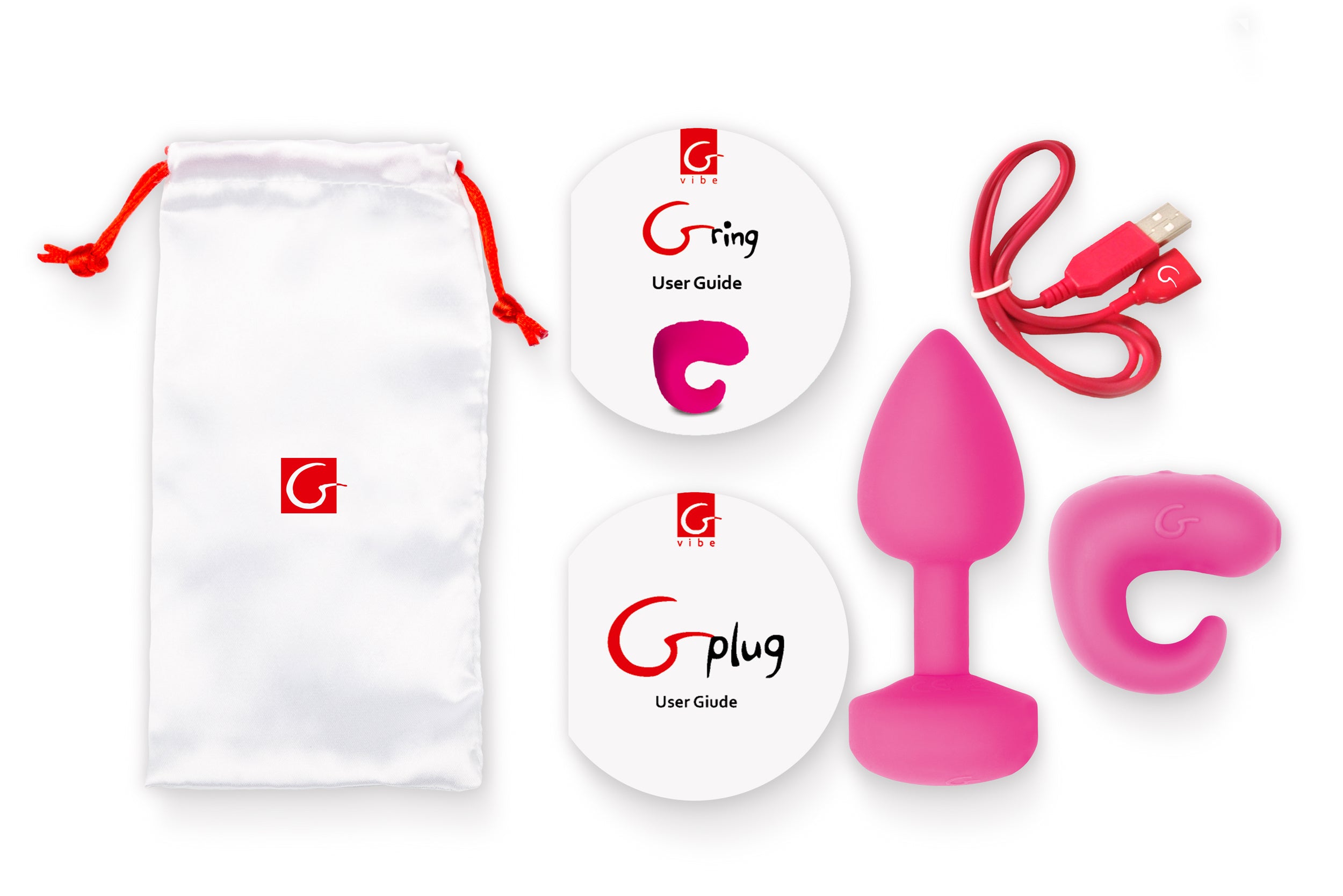 Gvibe Gkit Rechargeable Anal Plug Sunny Raspberry