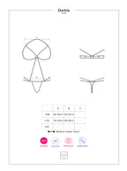 Obsessive Darkie Crotchless Womens Teddy Obsessive