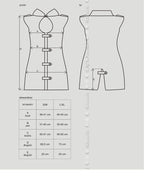 Obsessive Stewardess Womens Costume Grey 3 Piece Obsessive