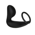 Adam & Eve Adam's Rechargeable Prostate Pleaser & C Ring Rechargeable Anal Plug With Cock Ring Adam & Eve