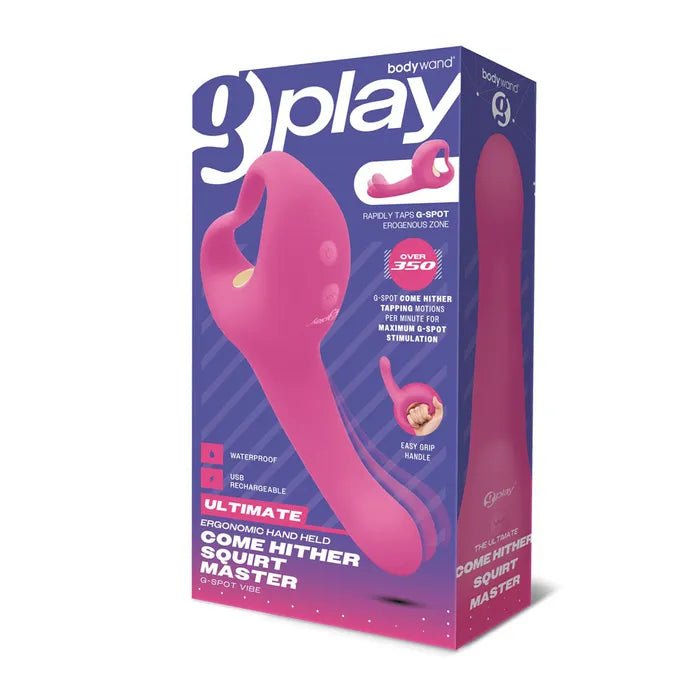 Bodywand G Play Ultimate Come Hither Squirt Master USB Rechargeable Vibrator 19cm Bodywand
