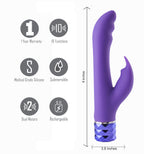 Maia Hailey USB Rechargeable Rabbit Vibrator 15.2cm Maia Toys