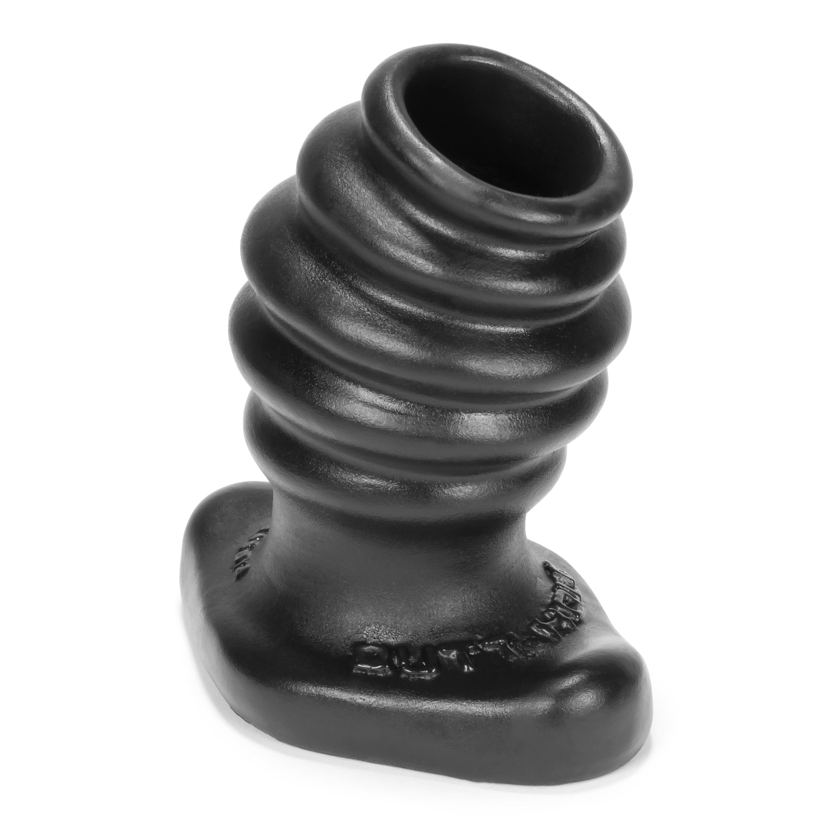 Oxballs Butthole 2 Hollow Anal Plug Medium Black
