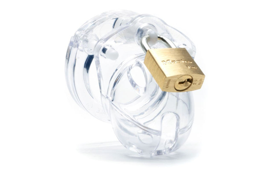 CB X Male Chastitiy Cock Cage Mini Me Clear CB-X