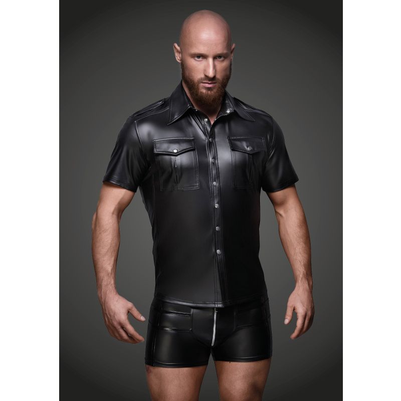 Noir Sexy & Elegant Shirt With Front Pockets XL Noir Main image