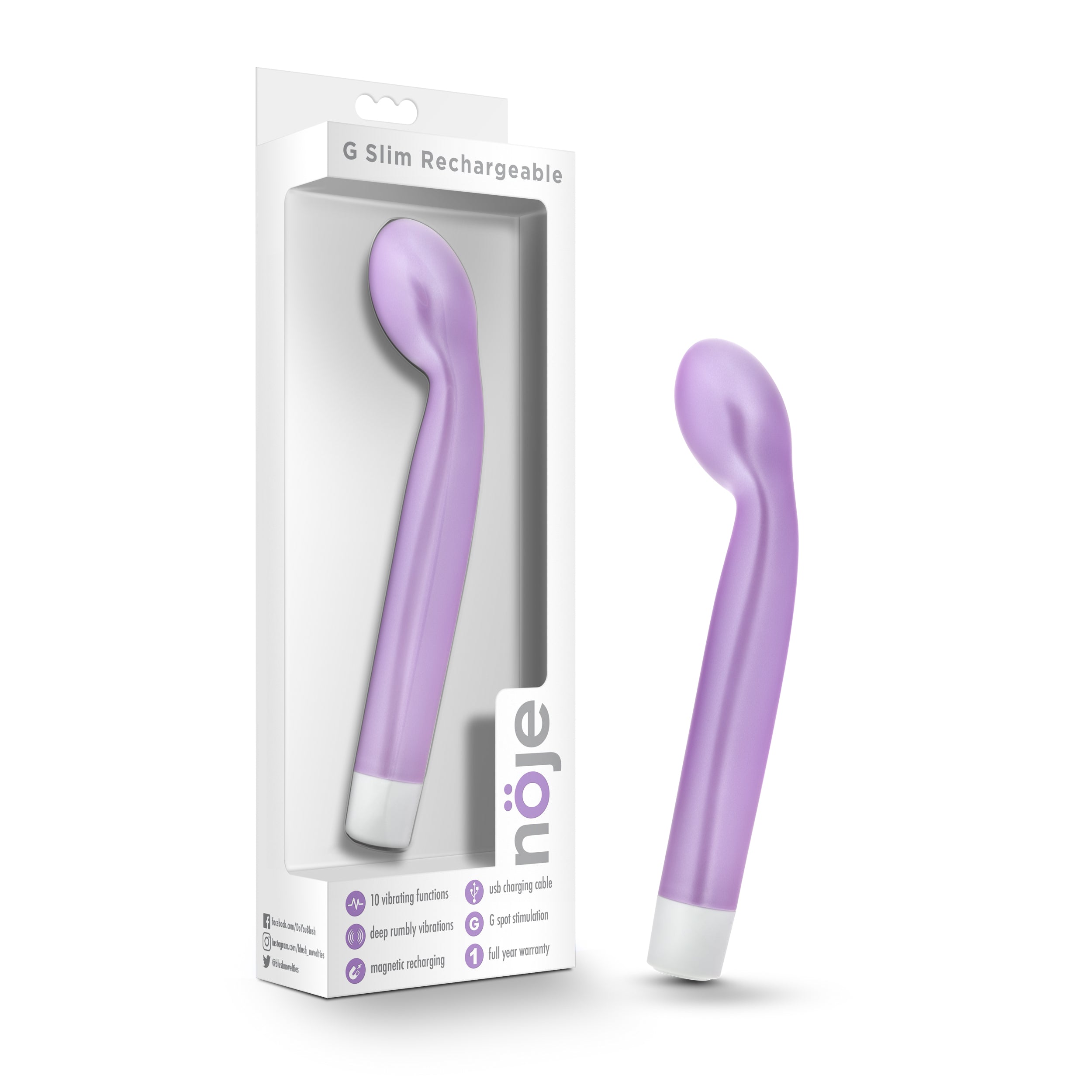Noje G Slim Rechargeable Clitoral Vibrator Noje Main image