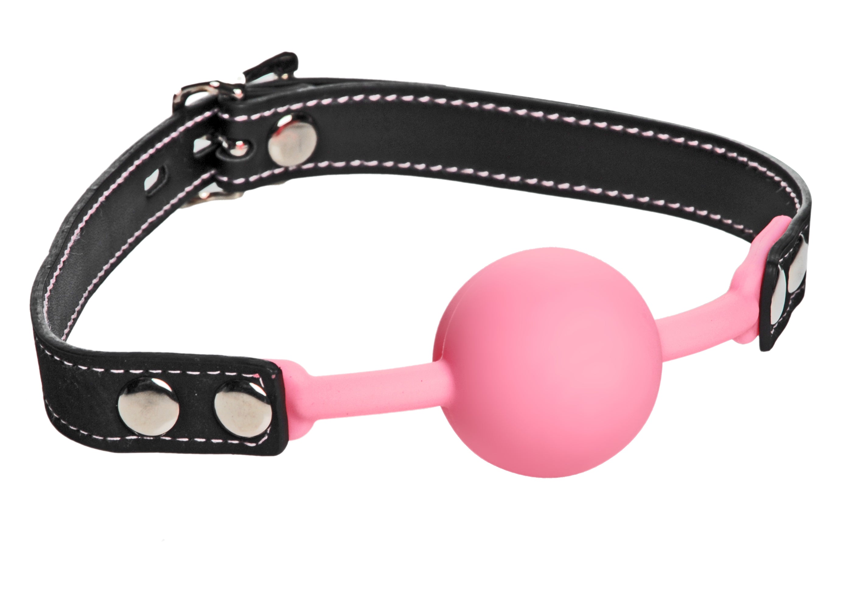 XR Brands Frisky Glow Gag Glow In The Dark Silicone BDSM Ball Gag