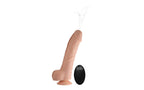 XR Brands Loadz Dual Density Squirting Dildo Light Skin Tone With Remote 8.5 Inch XR Brands