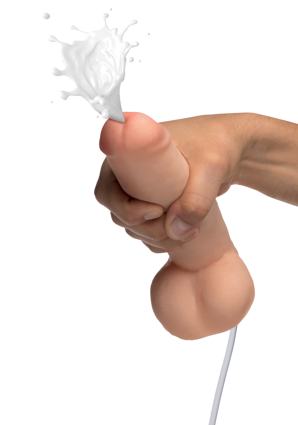 XR Brands Loadz Realistic Squirting Dildo With Syringe 8 inch XR Brands