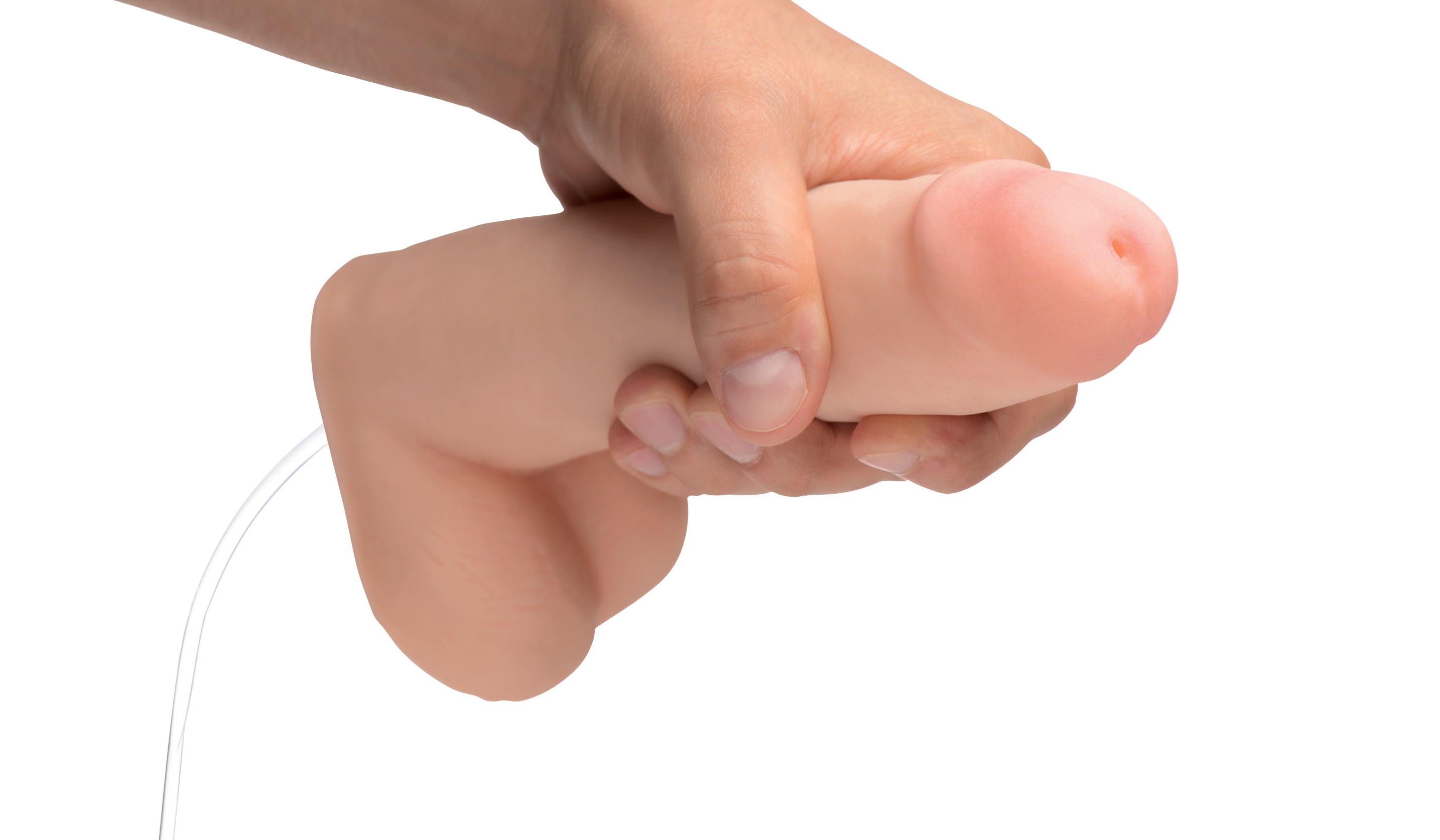 XR Brands Loadz Realistic Squirting Dildo With Syringe 8 inch XR Brands