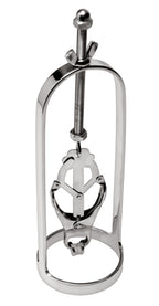 XR Brands Master Series Stainless Steel Clover Clamp Nipple Stretcher