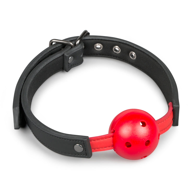 XR Brands Fetish Collection BDSM Play Ball Gag With PVC Ball Red