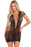 Pink Lipstick Time to Slay Womens Mini Dress One Size Pink Lipstick