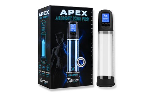 Daytona Apex Luxury USB Rechargeable LCD Auto Pump Clear LOVVA