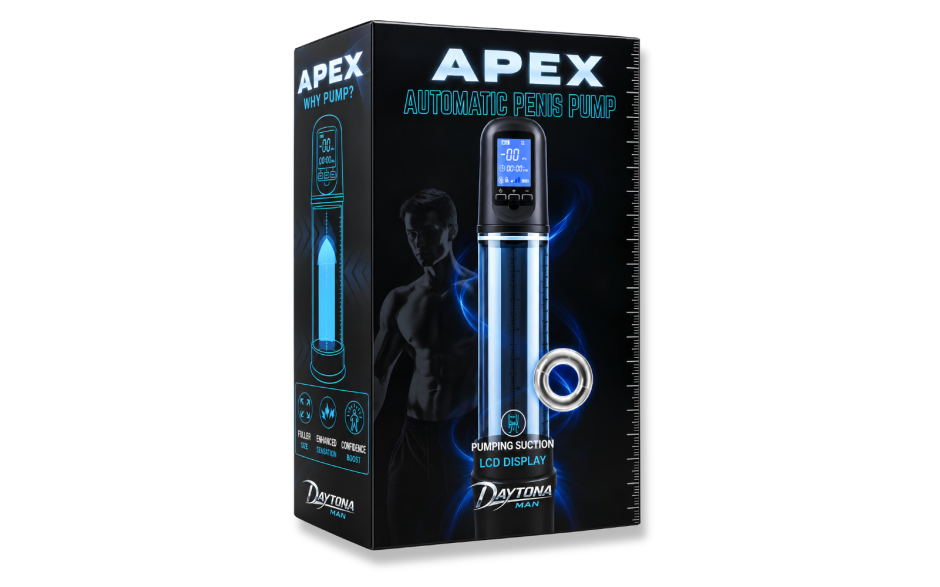 Daytona Apex Luxury USB Rechargeable LCD Auto Pump Clear LOVVA