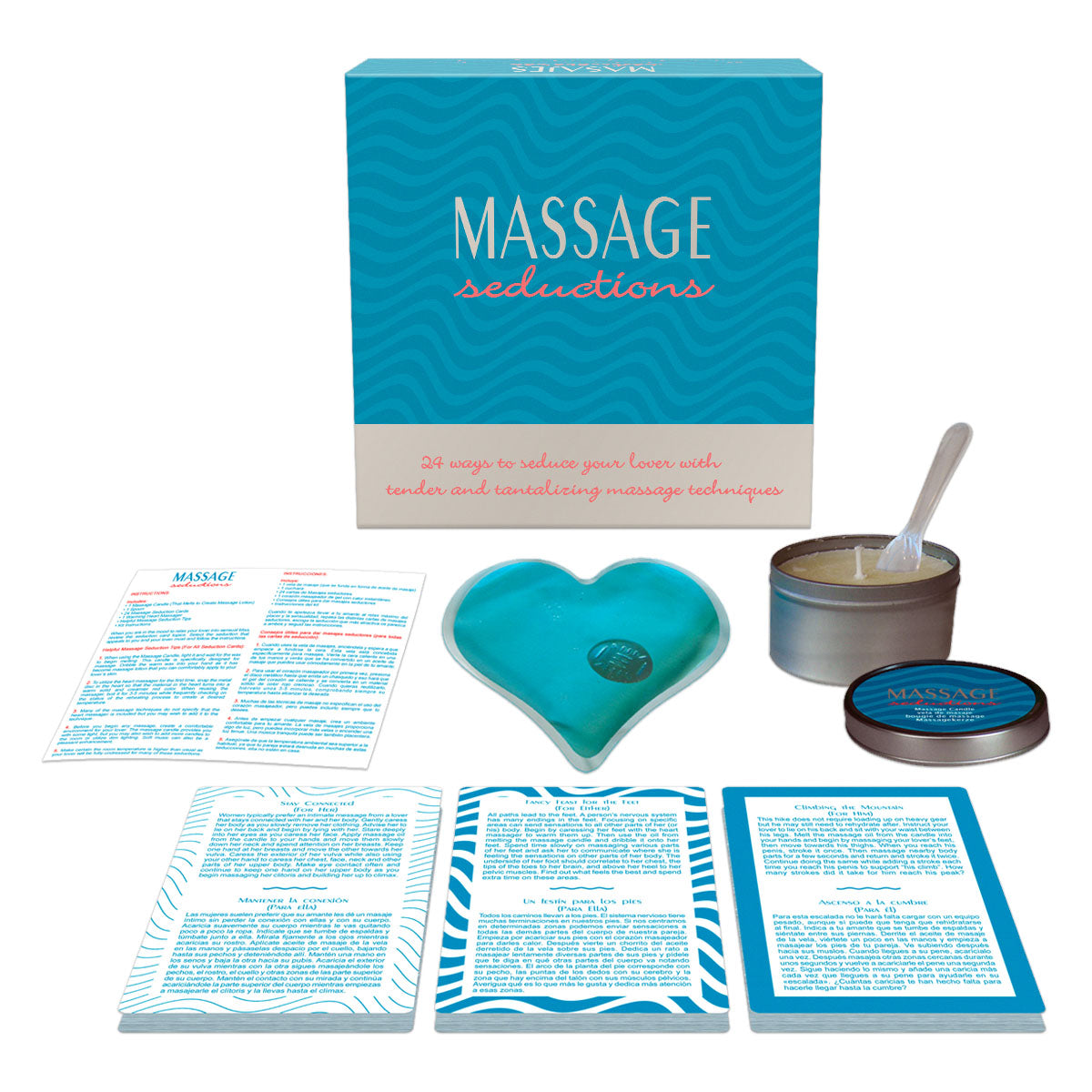 Kheper Games Massage Seductions Adult Card Game