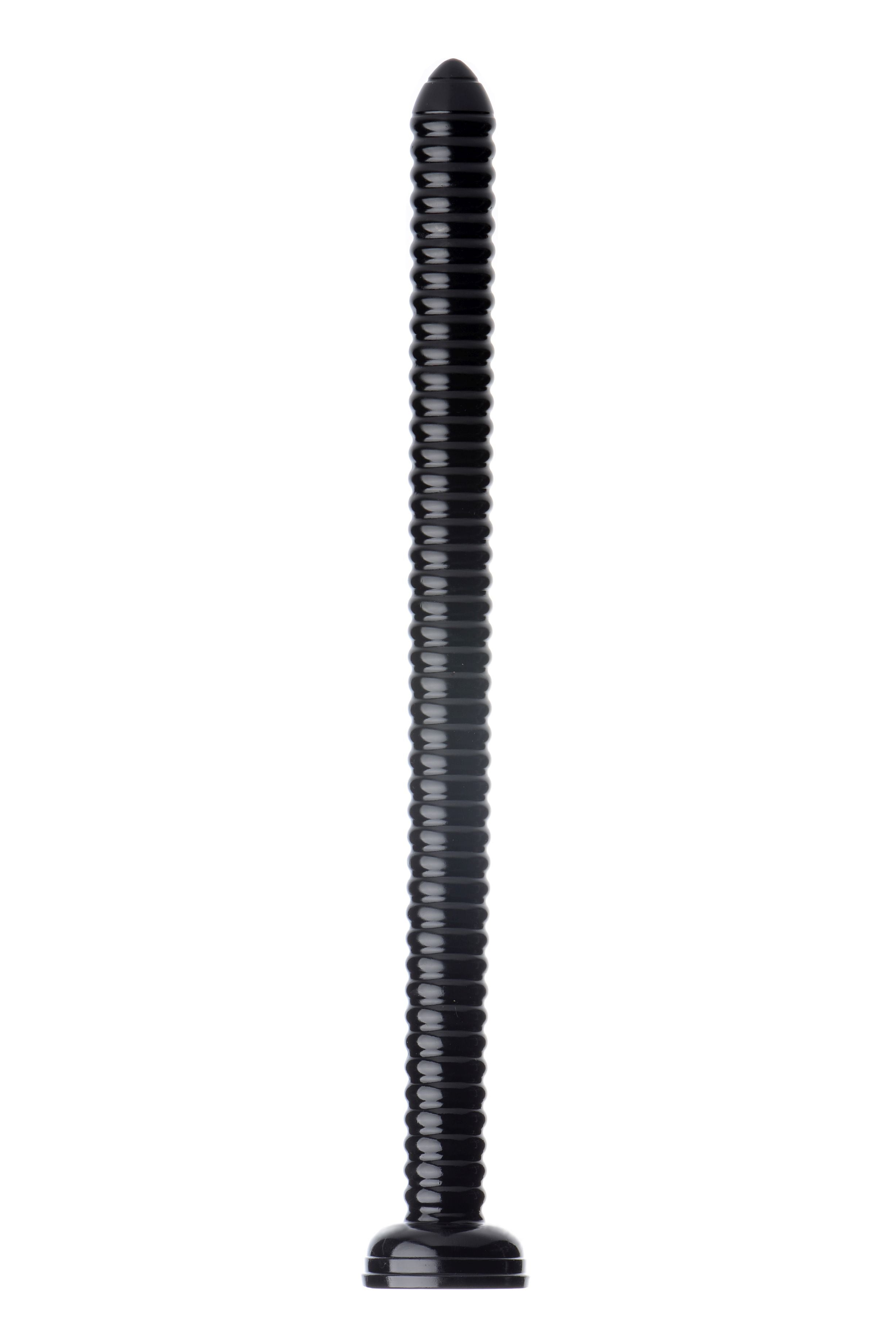 XR Brands Hosed Ribbed Hose Suction Cup Anal Dildo 19 Inch XR Brands Main image