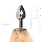 XR Brands Fetish Collection Fox Tail No. 1 Butt Plug