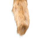 XR Brands Fetish Collection Fox Tail No 2 Silver Butt Plug