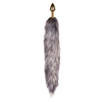 XR Brands Fetish Collection Fox Tail No 5 Gold Anal Plug