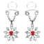 Peekaboo Pasties Ruby and Diamond Star Nipple Jewellery Peekaboo Pasties