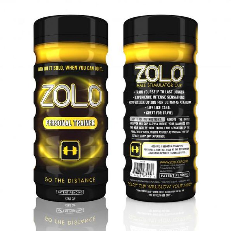 Zolo Personal Trainer Mens Stroker Cup